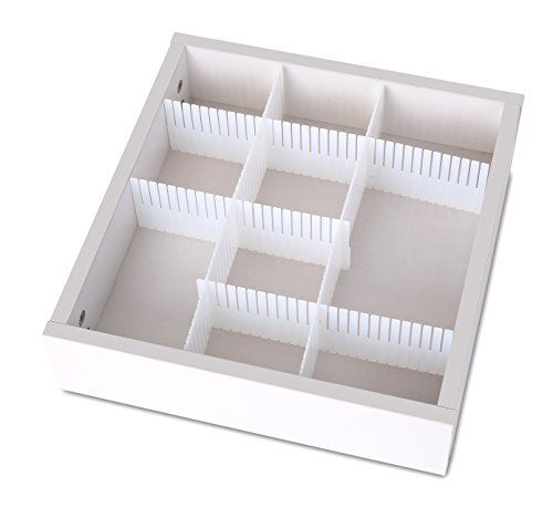 Algopix Similar Product 8 - Ybmhome Adjustable Grid Drawer Dividers