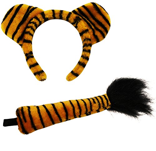 Algopix Similar Product 9 - Funny Party Hats Lion Ears and Tail Set