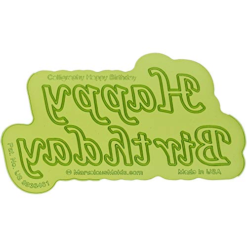 Algopix Similar Product 8 - Calligraphy Happy Birthday Flexabet