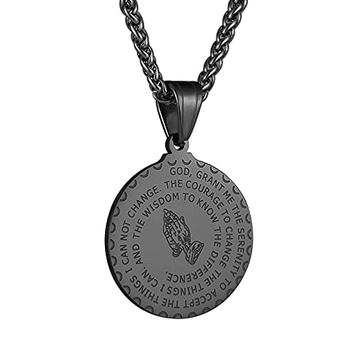 Algopix Similar Product 7 - HZMAN Bible Verse Prayer Necklace