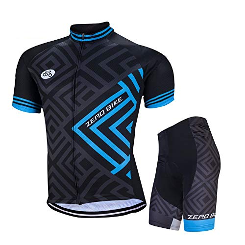 Algopix Similar Product 16 - ZEROBIKE Mens Short Sleeve Breathable