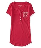 Algopix Similar Product 5 - AEROPOSTALE Womens New York 87 Henley