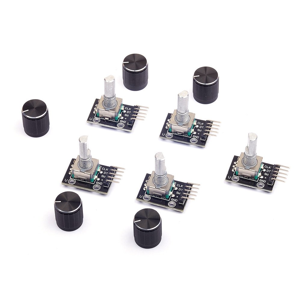 Algopix Similar Product 5 - Cylewet 5Pcs KY040 Rotary Encoder
