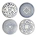 Algopix Similar Product 4 - Blue Love Plate 6" Set/4 Mixed