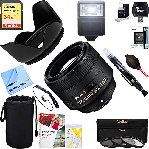 Algopix Similar Product 7 - Nikon 85mm f18G AFS NIKKOR Lens for