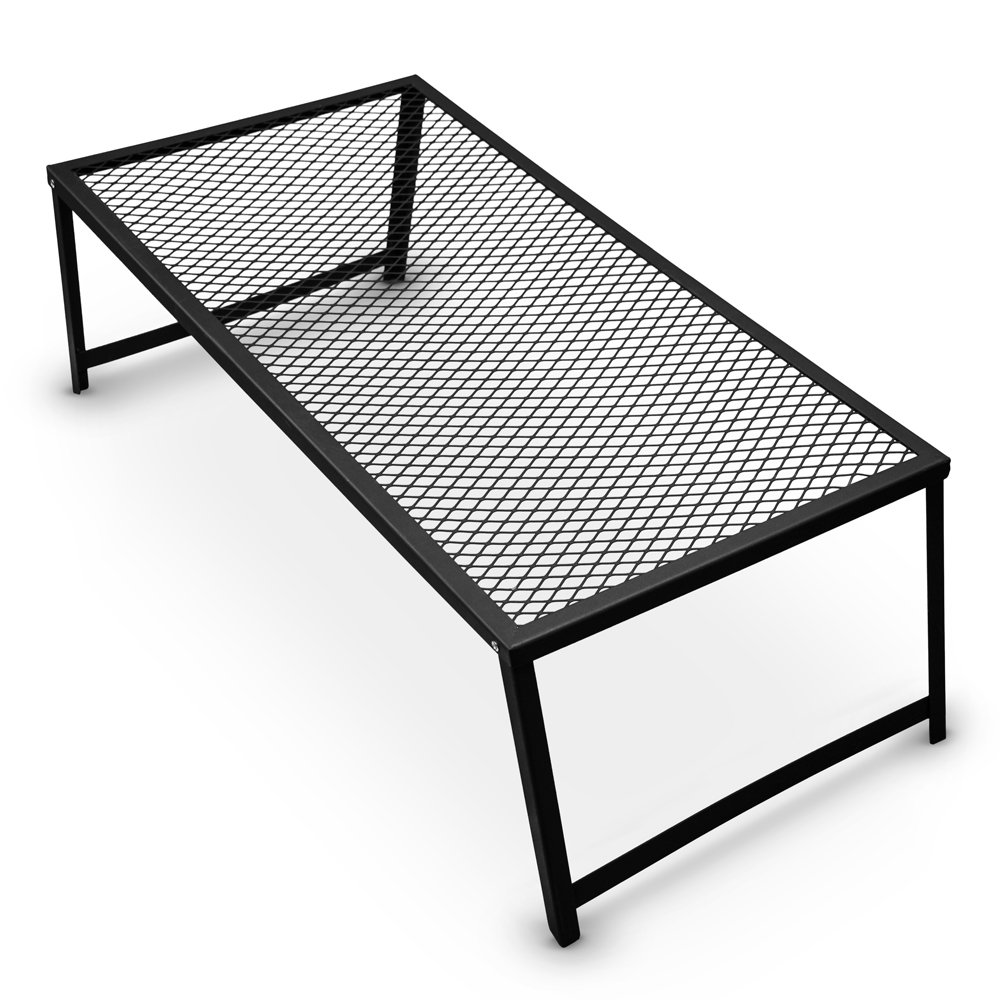 Algopix Similar Product 15 - Heavy Duty Steel Mesh Over Fire Camping