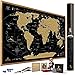 Algopix Similar Product 14 - MyMap Gold Scratch Off World Map Wall