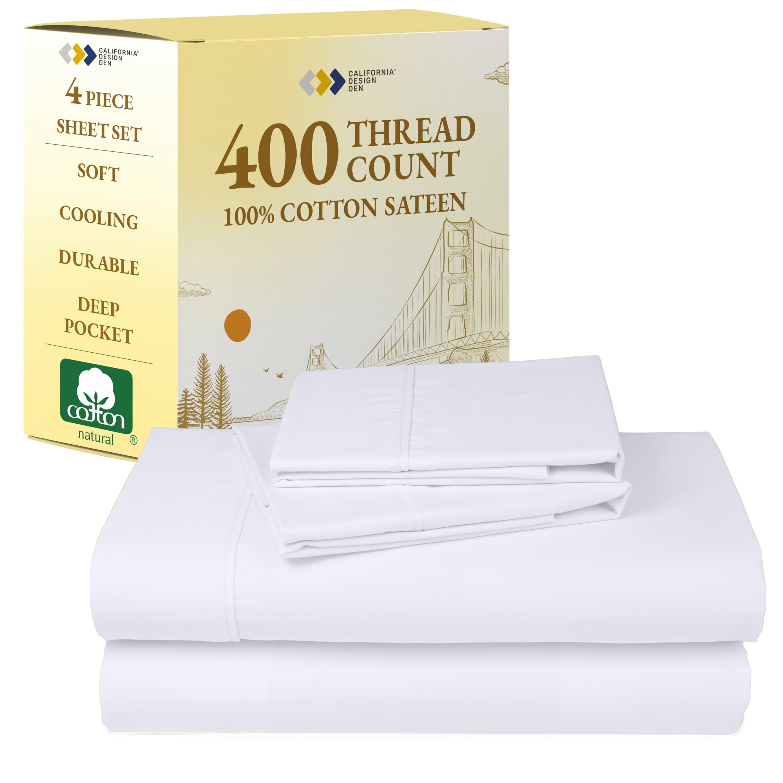 Algopix Similar Product 7 - California Design Den Natural 100