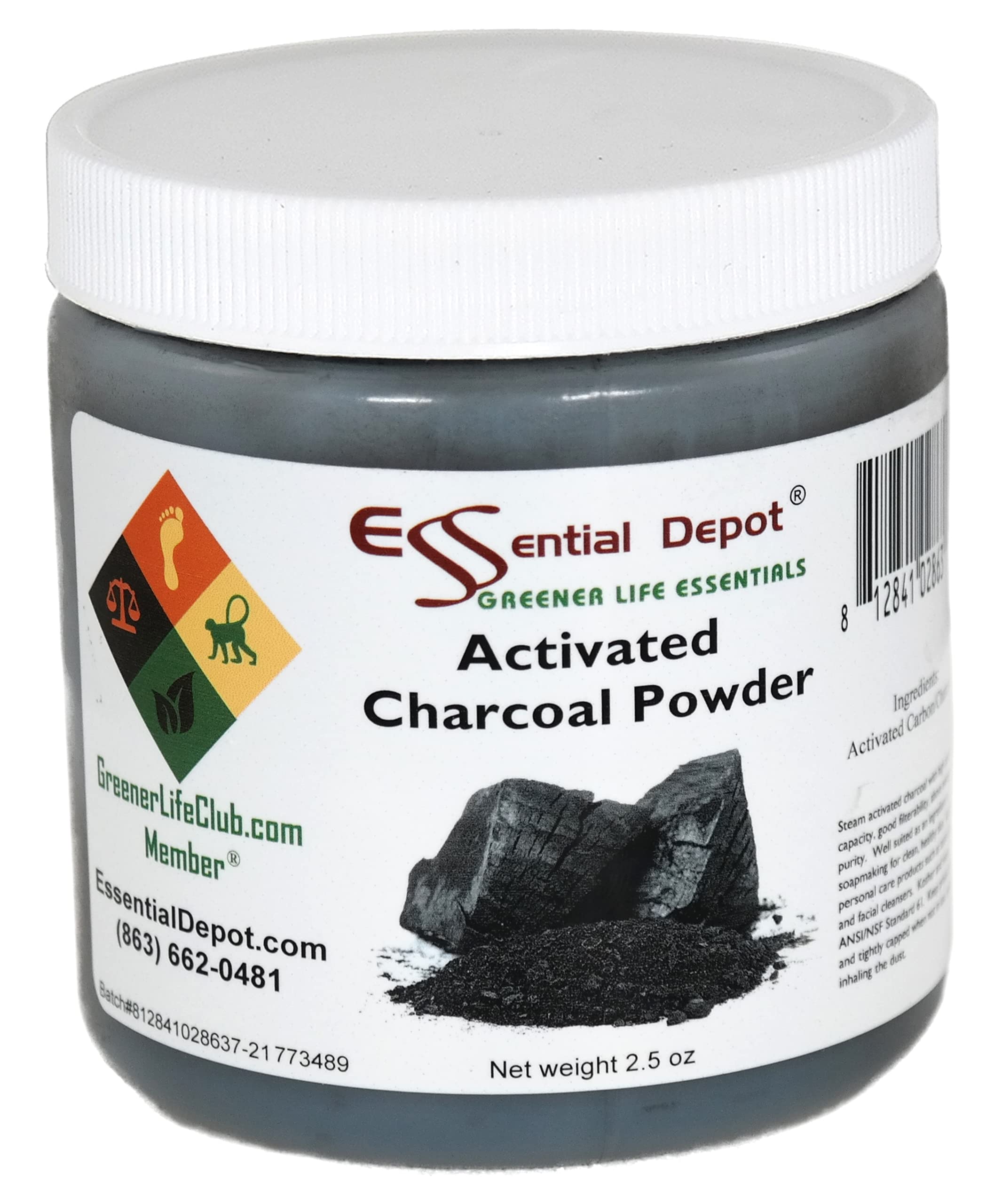 Algopix Similar Product 19 - Essential Depot Activated Charcoal