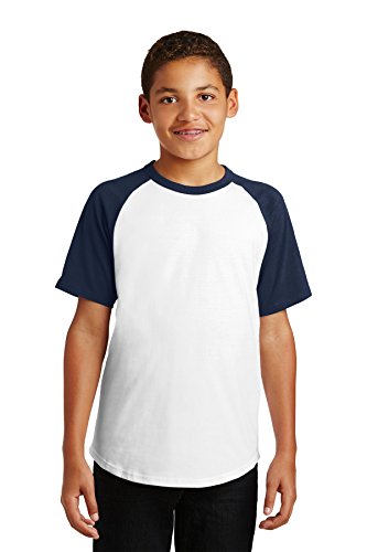 Algopix Similar Product 20 - SPORTTEK Youth Short Sleeve Colorblock