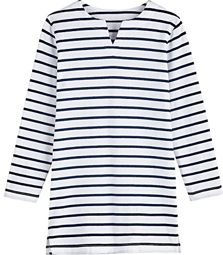 Algopix Similar Product 16 - Coolibar UPF 50 Girls Oceanside Tunic