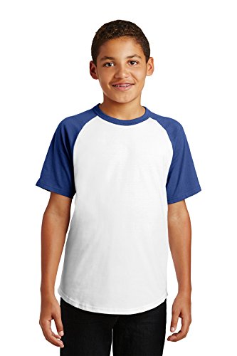 Algopix Similar Product 20 - SPORTTEK Youth Short Sleeve Colorblock
