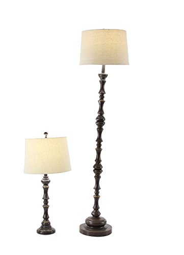 Algopix Similar Product 2 - Benzara Trendy Polystone Lamps, Set of 3