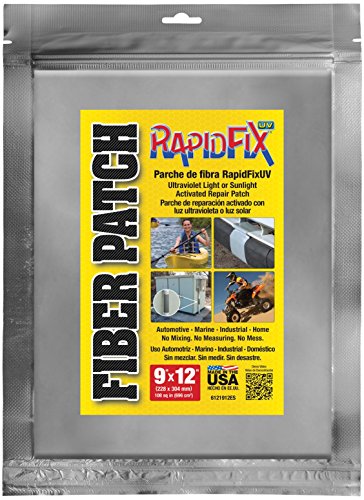 Algopix Similar Product 1 - RapidFix UV Fiber Repair Patch 9x 12