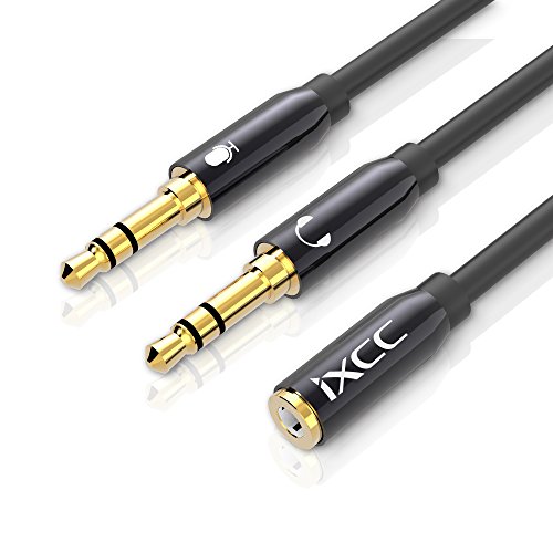 Algopix Similar Product 17 - iXCC Headphones Y Cable Splitter