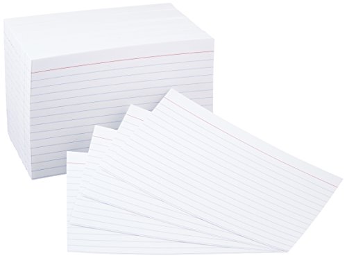 Algopix Similar Product 7 - Amazon Basics Ruled Lined Index Note