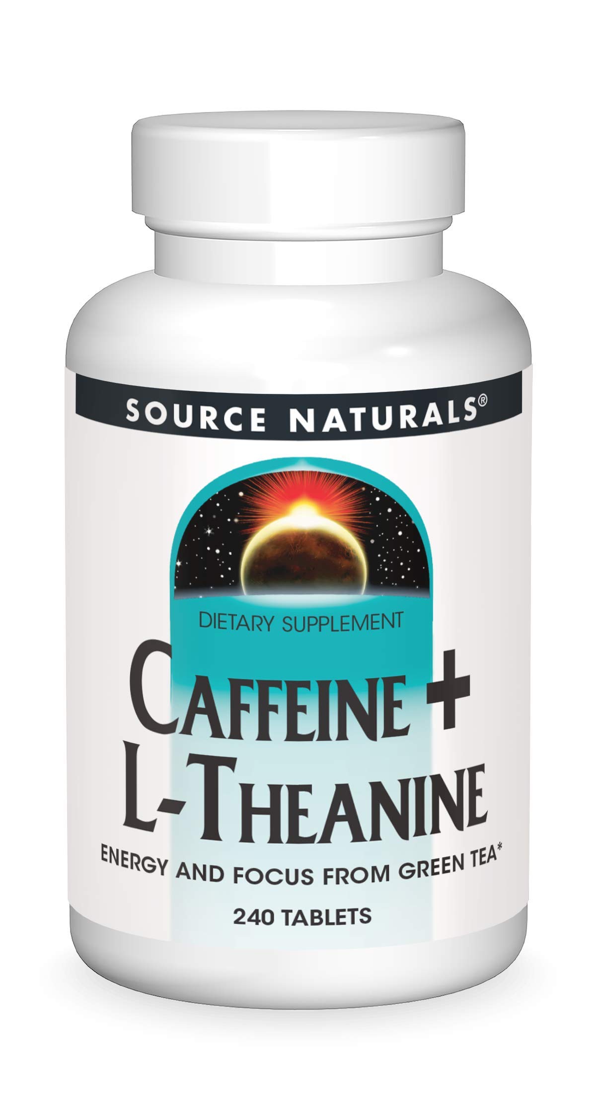 Algopix Similar Product 12 - Source Naturals Caffeine  LTheanine