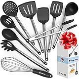 Algopix Similar Product 8 - Cooking Silicone Utensils Set 10  Best