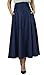 Algopix Similar Product 5 - Bimba MidCalf High Waist Denim Skirt
