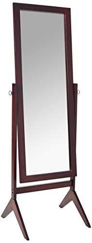 Algopix Similar Product 12 - Crown Mark Cheval Mirror, Brown