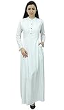 Algopix Similar Product 1 - Bimba Womens Long Sleeve Maxi Mandarin
