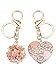 Algopix Similar Product 19 - Flower Ball Keychain and Sweet Love