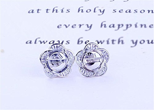 Algopix Similar Product 10 - MFMei Sterling Silver Plum Blossom