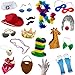 Algopix Similar Product 19 - Funny Party Hats Photo Booth Props 