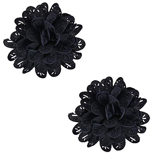Algopix Similar Product 4 - 2 Pcs 315 Inch Fabric Flowers Clips