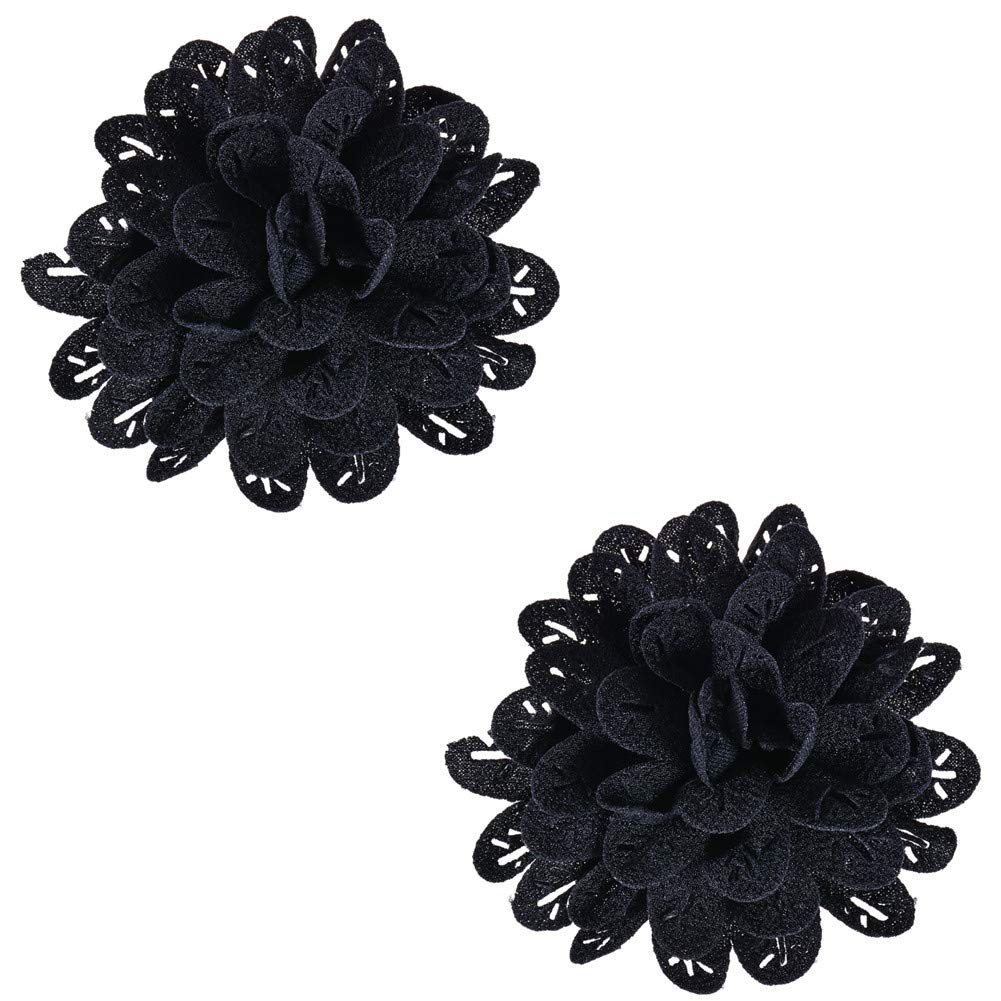 Algopix Similar Product 1 - 2 Pcs 315 Inch Fabric Flowers Clips
