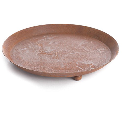 Algopix Similar Product 16 - Group of 4 Rusted Metal Candle Display