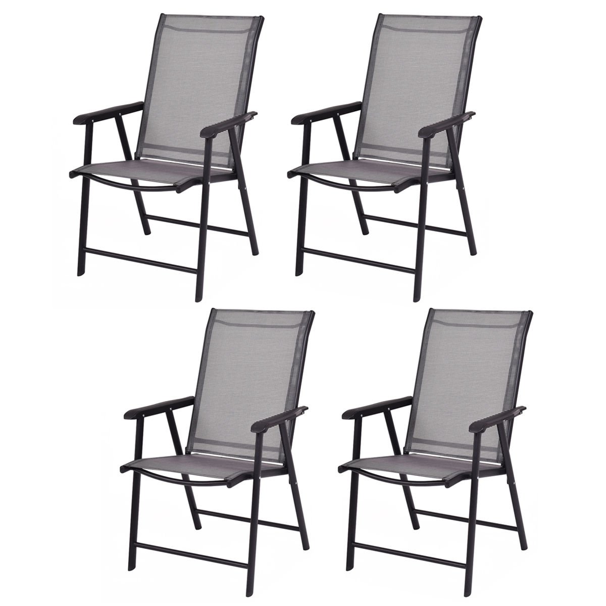 Algopix Similar Product 18 - Giantex Set of 4 Patio Chairs Outdoor