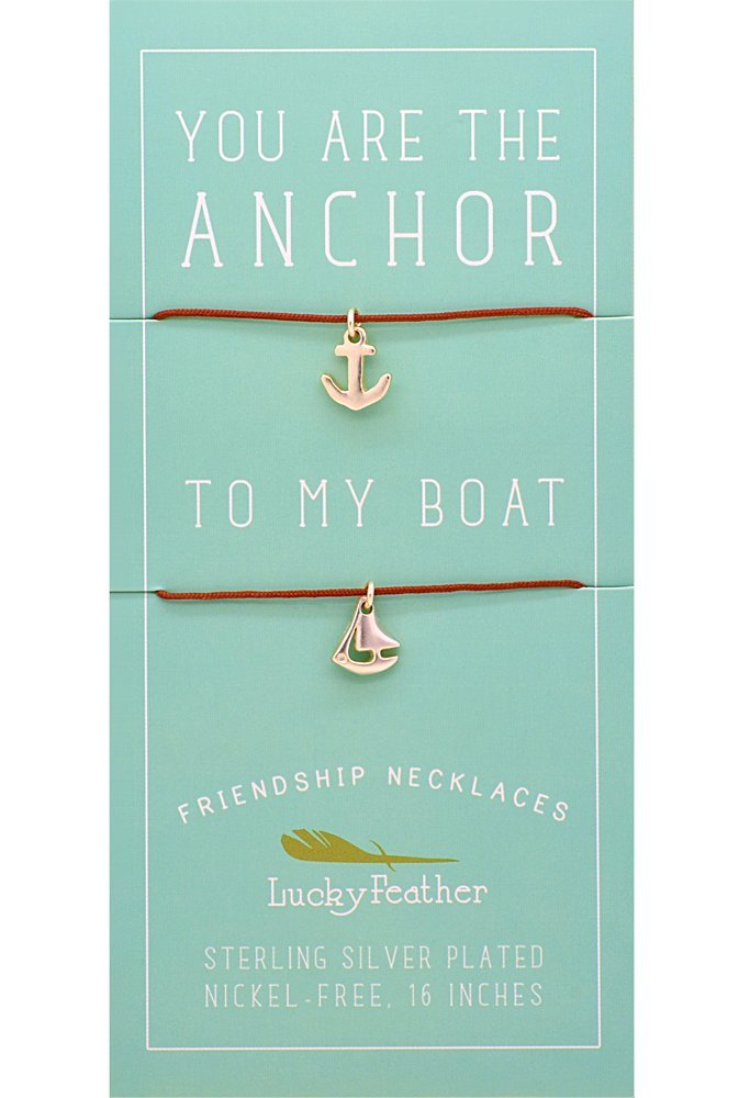 Algopix Similar Product 6 - Lucky Feather Best Friend Necklaces for