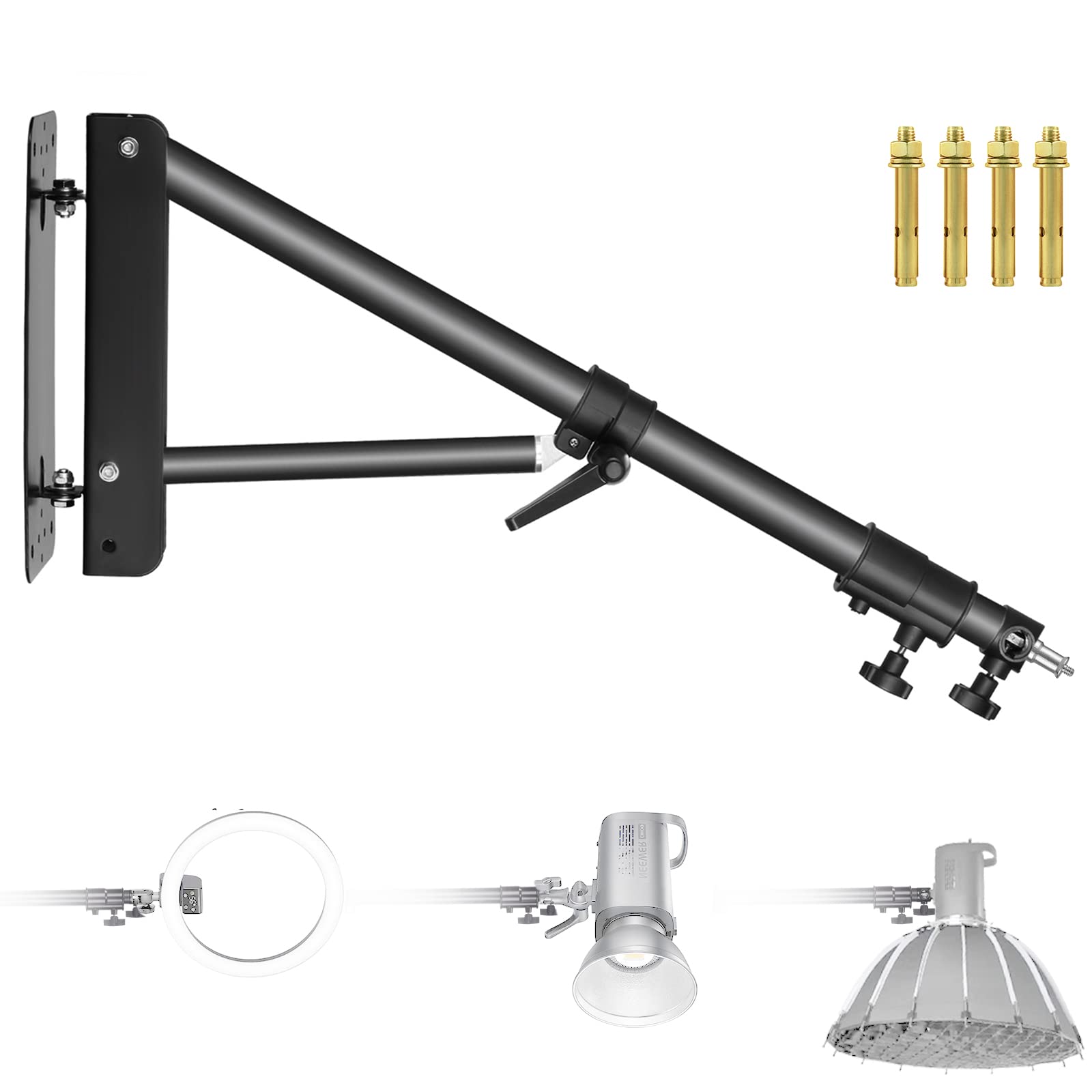 Algopix Similar Product 18 - Neewer Wall Mounting Triangle Boom Arm