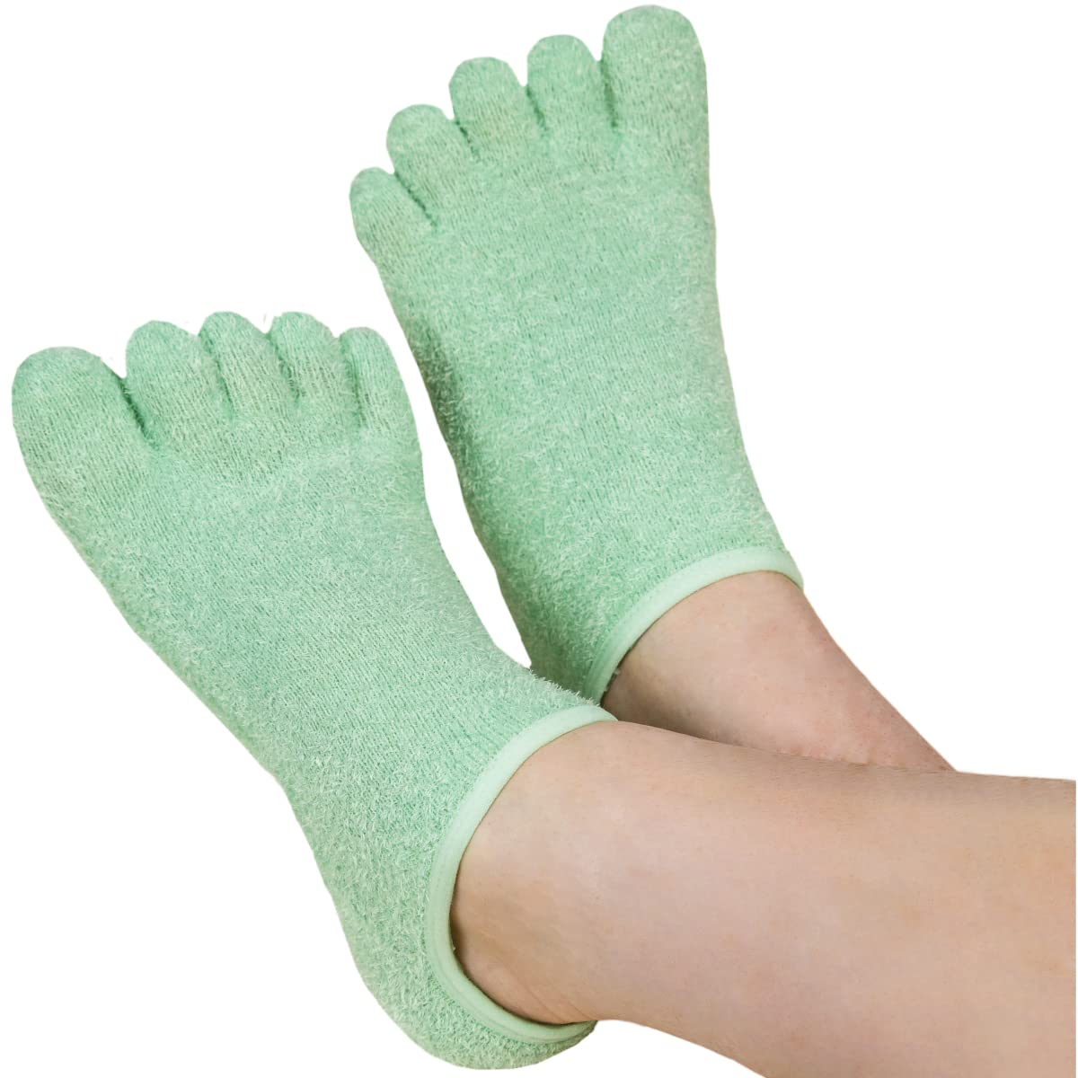 Algopix Similar Product 9 - LE EMILIE Moisturizing Gel Heel Socks 