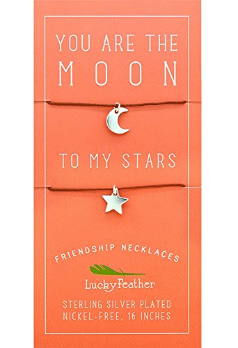 Algopix Similar Product 13 - Lucky Feather Best Friend Necklaces for