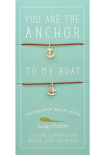 Algopix Similar Product 7 - Lucky Feather Best Friend Necklaces for