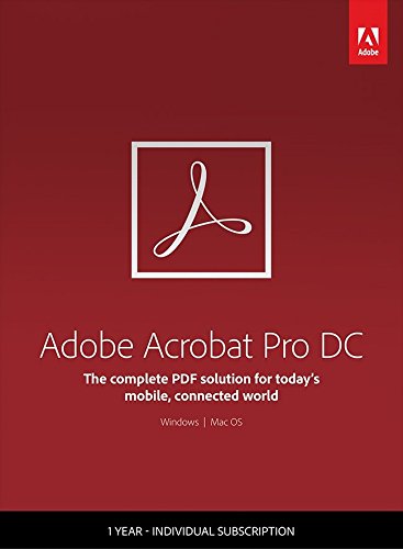 Algopix Similar Product 4 - Adobe Acrobat Pro DC  1 Year