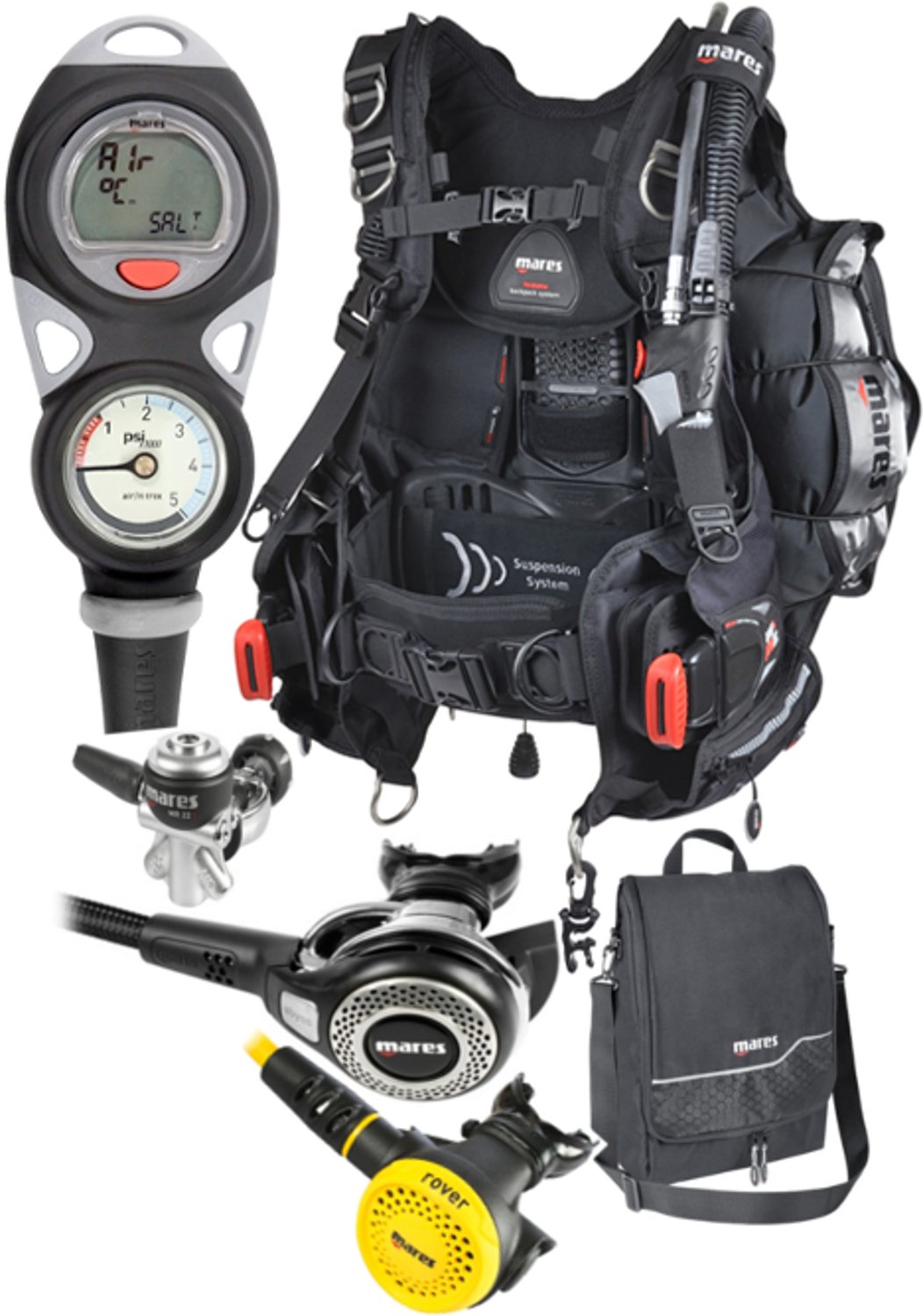 Algopix Similar Product 4 - Mares Bolt BCD Abyss 22 Mission Puck 2