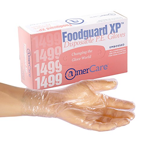 Algopix Similar Product 9 - AmerCare Foodguard Disposable HDPE