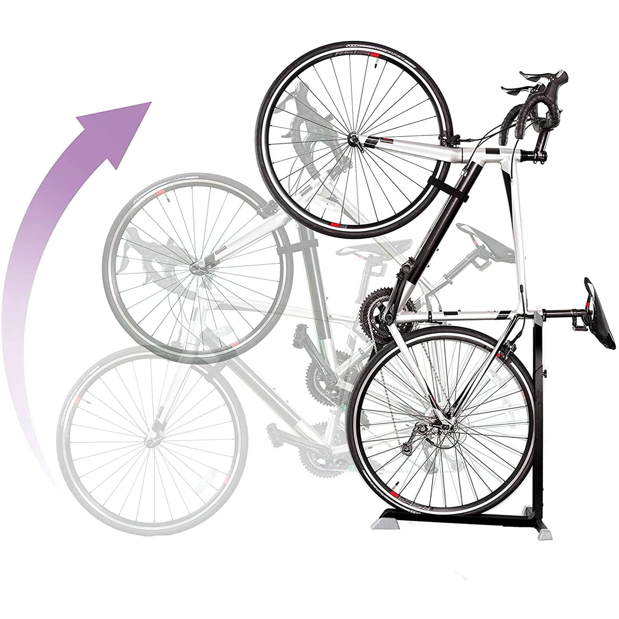 Algopix Similar Product 1 - Bike Nook Bike Stand  Vertical Storage