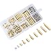 Algopix Similar Product 15 - eBoot 180 Pieces Male Female Hex Brass