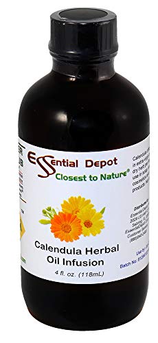 Algopix Similar Product 8 - Calendula Herbal Oil Infusion  4 oz 