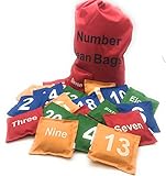 Algopix Similar Product 9 - Oojami Number Beanbags Assorted 20 pc