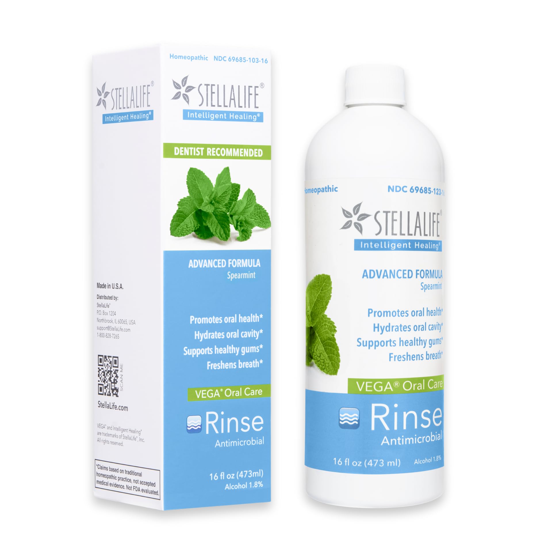 Algopix Similar Product 19 - StellaLife Vega Oral Rinse Dry Mouth