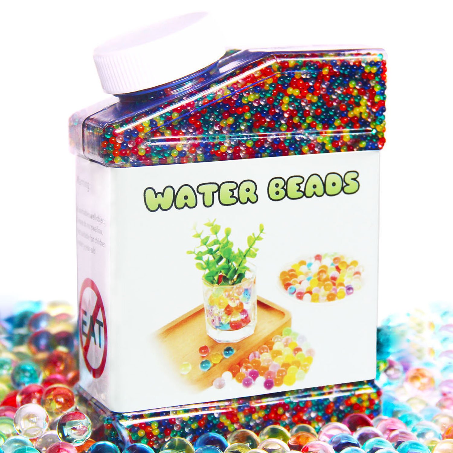 Algopix Similar Product 7 - ELONGDI Water Beads Pack Rainbow Mix