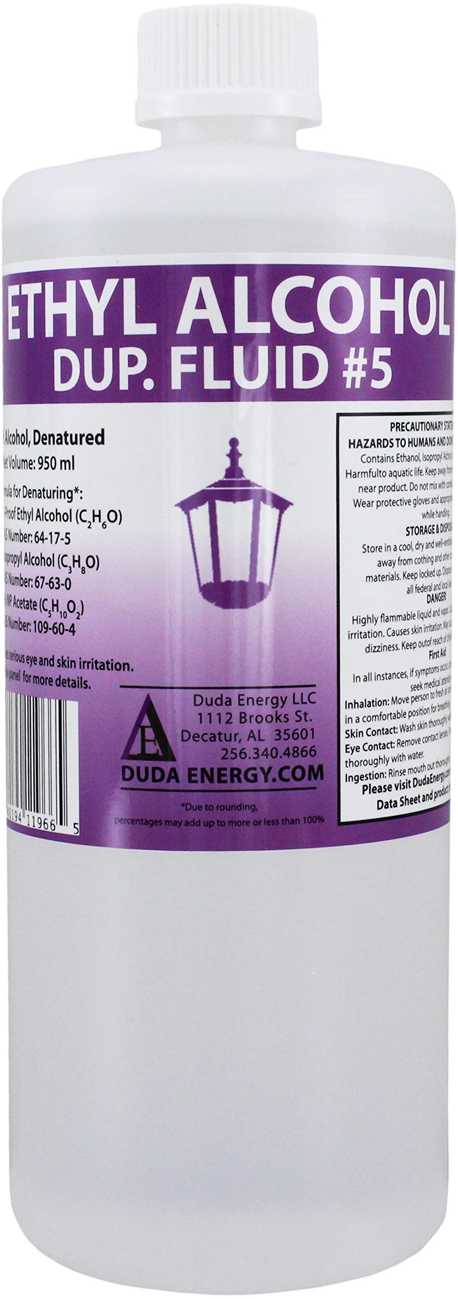 Algopix Similar Product 20 - Duda Energy eth950 950 mL bottle of