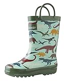 Algopix Similar Product 10 - OAKI Kids Rubber Rain Boots with