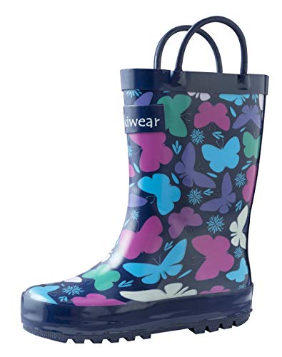 Algopix Similar Product 19 - OAKI Kids Rubber Rain Boots with