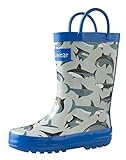 Algopix Similar Product 8 - OAKI Kids Rubber Rain Boots with